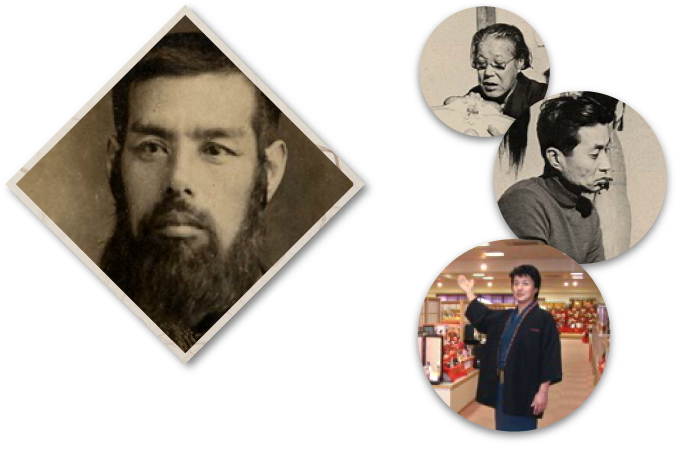 好光人形初代から四代目