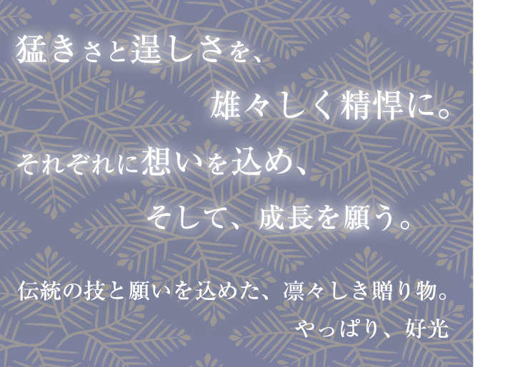 受け継がれてゆく、伝統の贈り物。親から子へ、そして孫へ…美しく、笑顔でいて欲しい。伝統の技と願いを込めた雛人形。やっぱり好光